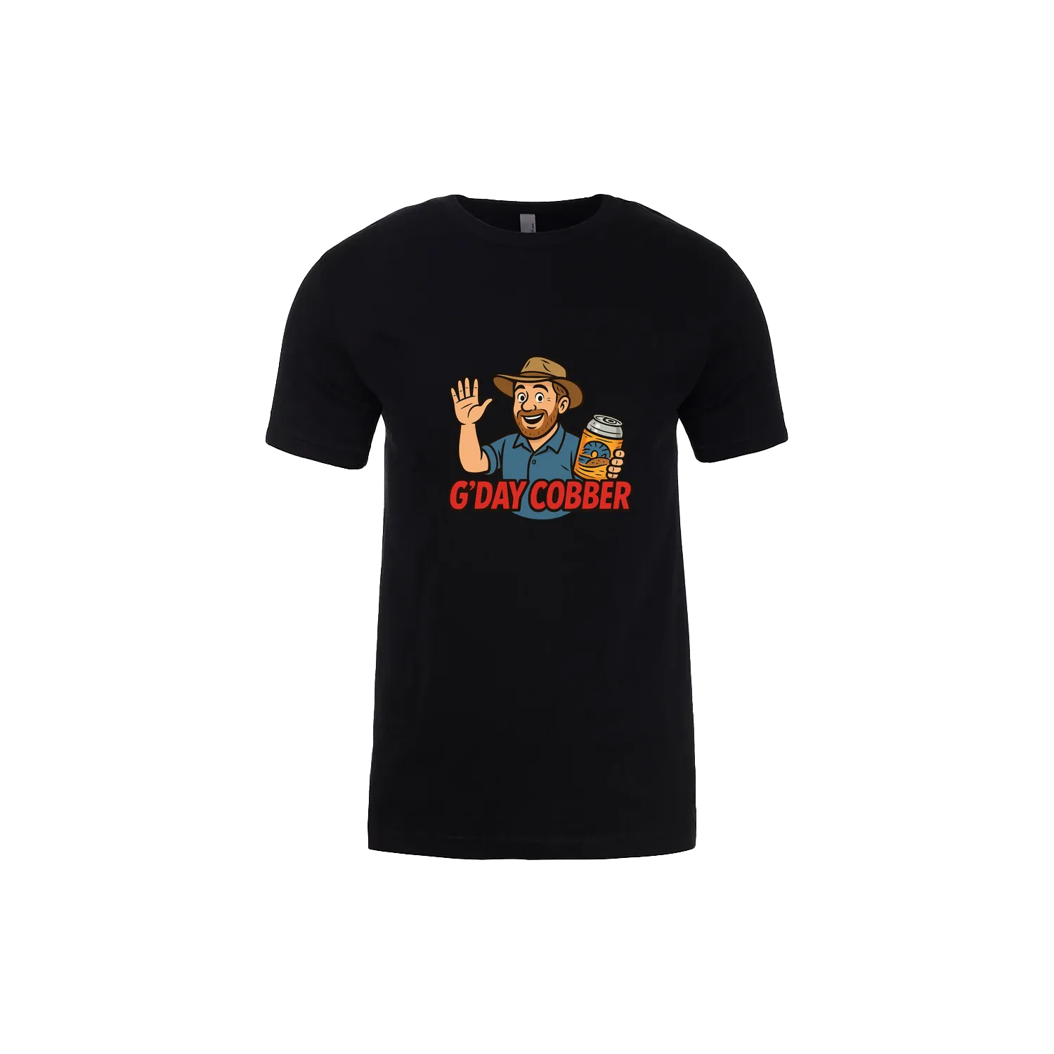 Black front flat lay