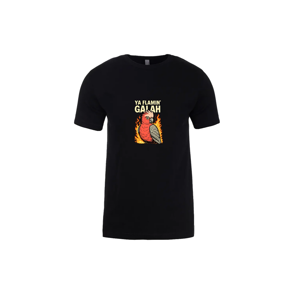 Black front flat lay
