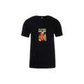 Black front flat lay