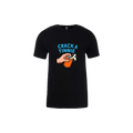 Black front flat lay