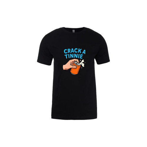 Black front flat lay