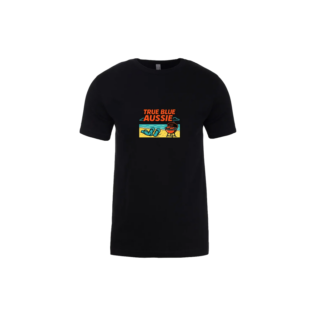 Black front flat lay