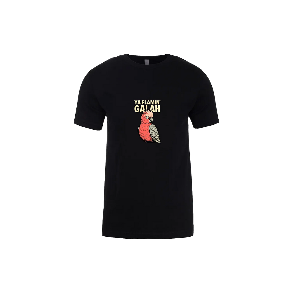 Black front flat lay