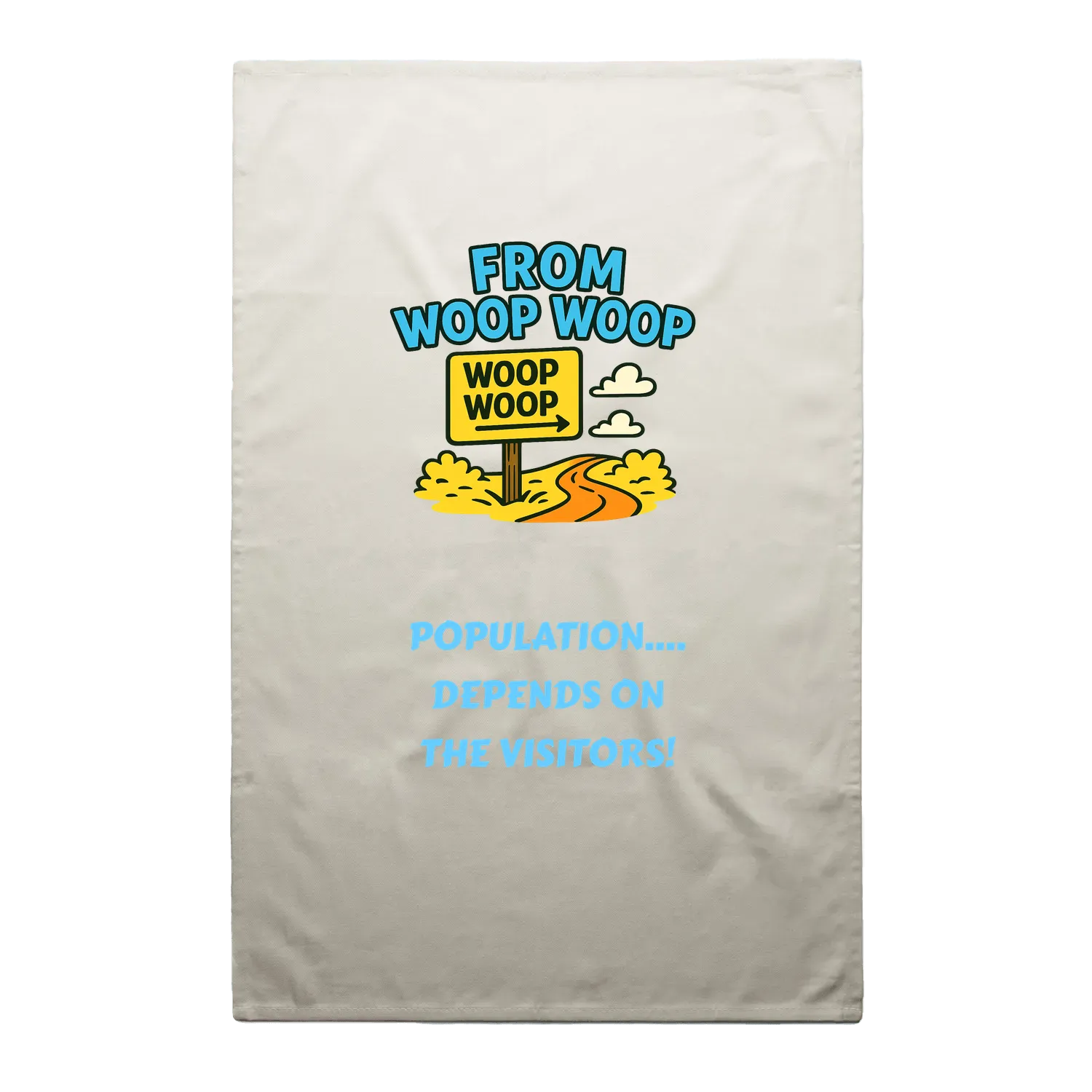 Cream front flat lay