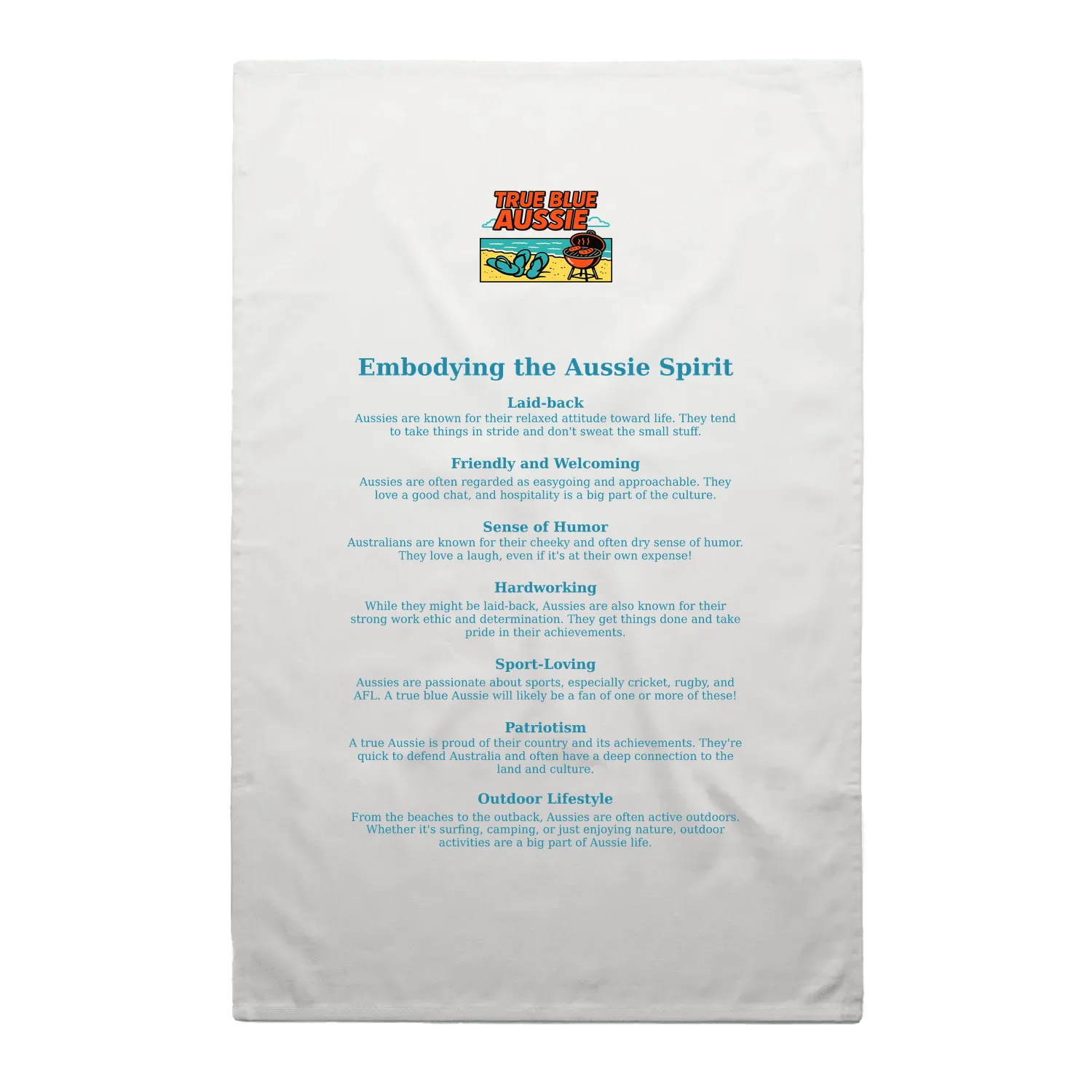 White front flat lay