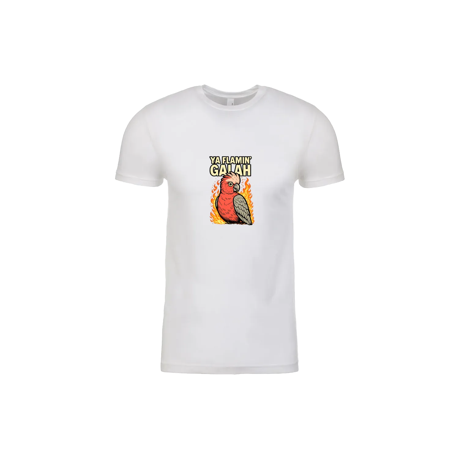 White front flat lay