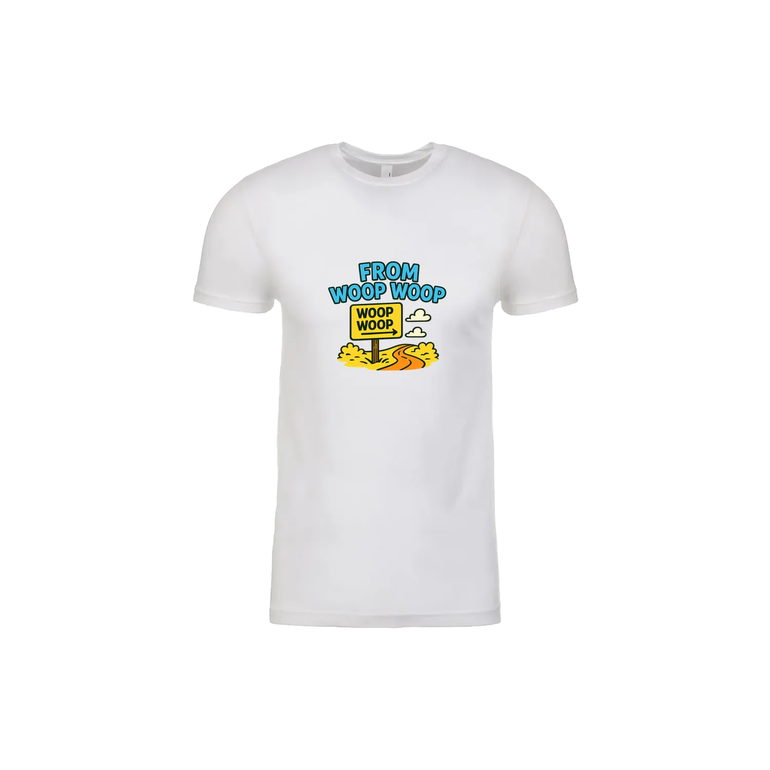 White front flat lay