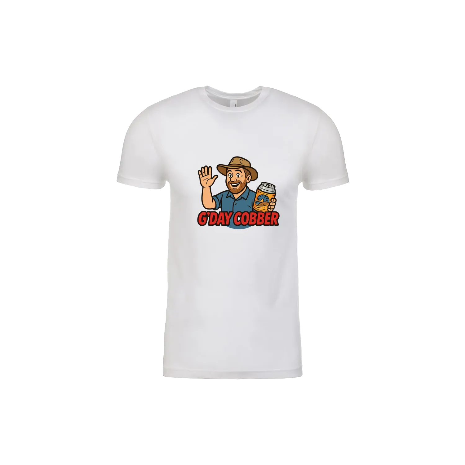 White front flat lay