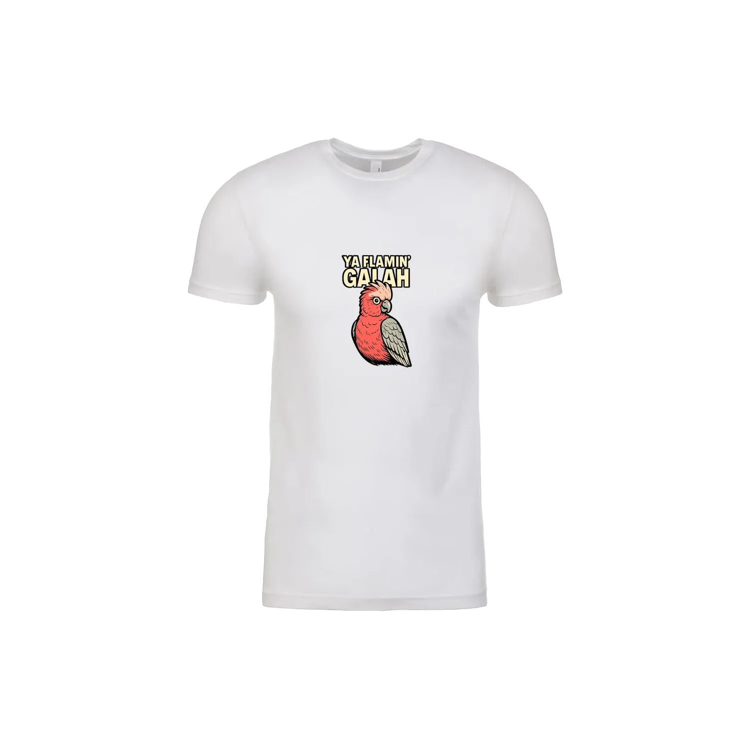 White front flat lay