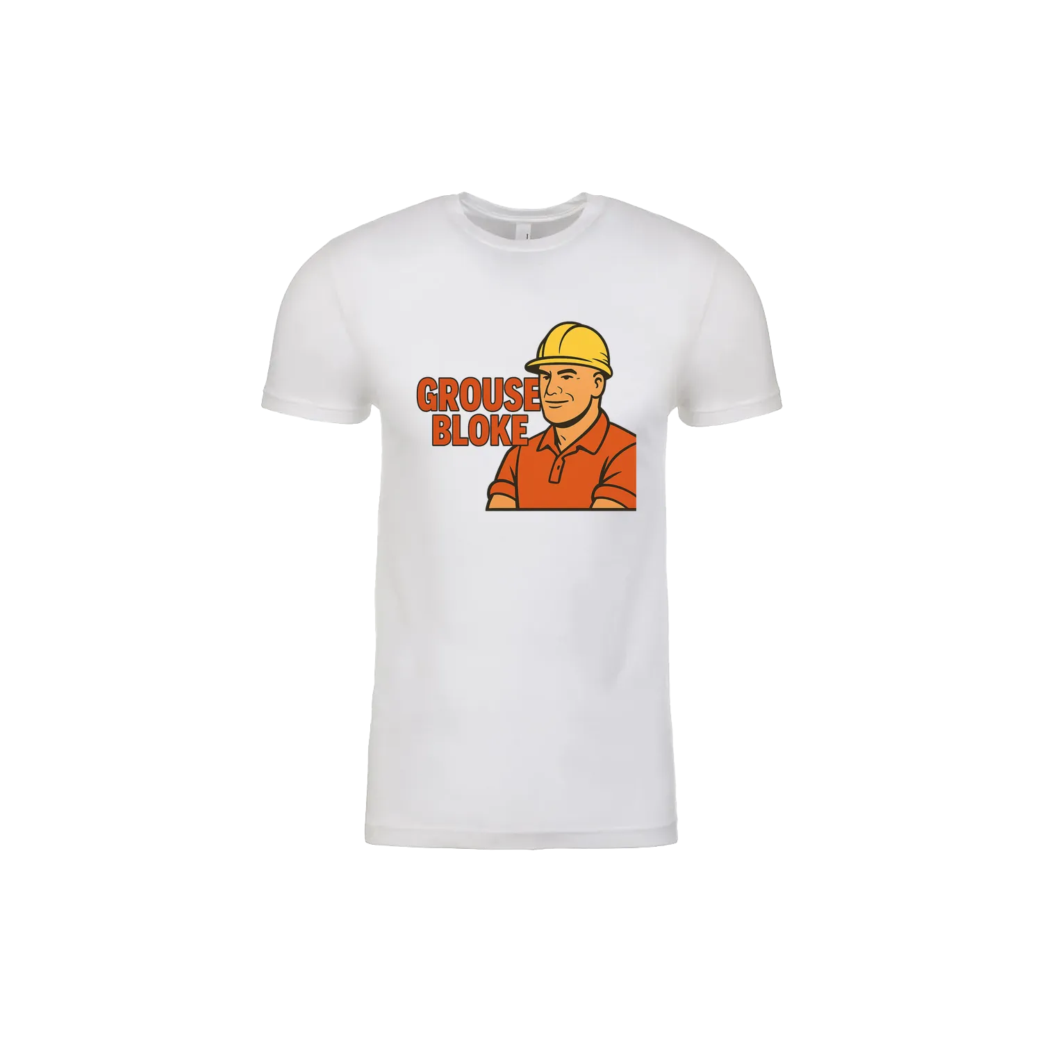 White front flat lay