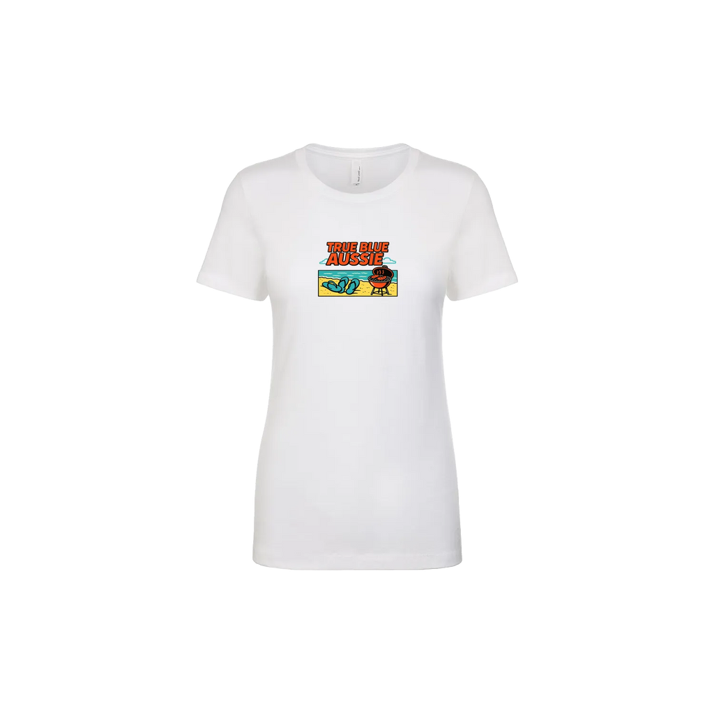 White front flat lay