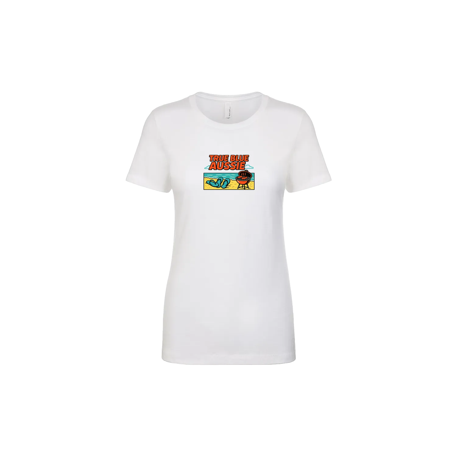 White front flat lay